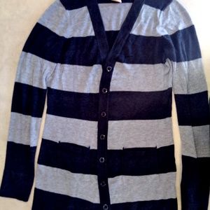 Sweet Romeo Striped Cardigan